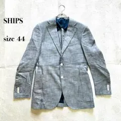 メンズスーツ ジャケット グレー チェック柄 M相当 テーラード シングル