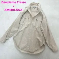 ドゥーズィエムクラス AMERICANA コットンリネンシャツ　ベージュのサムネイル