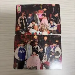 なにわ男子 集合　トレカ HARD WORK 通常盤　2枚セット　2種類