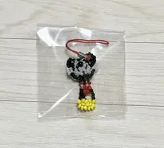 ディズニー ビーズ製 ミッキー ミッキーマウス ストラップ