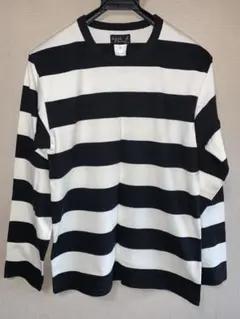 agnes b. homme アニエスベーオム ボーダーTシャツ 白黒 アニエス