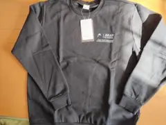 HEAD 裏起毛 ブラック トレーナー LL　新品未使用