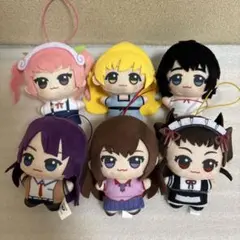 化物語　ちびぐるみ　ぬいぐるみ　マスコット　６個セット