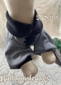 ハンドメイド犬服　小型犬　ぽわん袖カットソー　SMサイズ