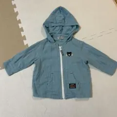 DOUBLE B 水色 フード付きジャケット 95cm