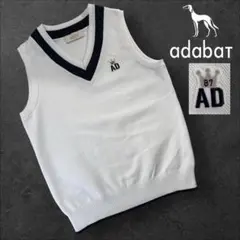 新品同様 adabat Vネックゲームベスト サイズ40/L相当 ゴルフウェア