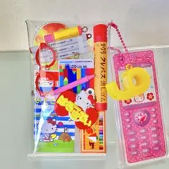 ガチャ詰めポーチ キティ文房具