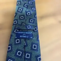 FRANCO BASSI for BEAMS 幾何学模様 ネクタイ
