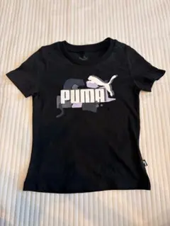 PUMA キッズ Tシャツ ブラック 120cmのサムネイル
