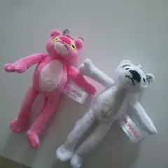 ピンクパンサー＆ホワイトタイガー キーホルダー