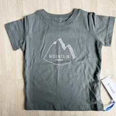 新品未使用　MOUNTAIN 半袖Tシャツ 100cm ブルーグレーのサムネイル