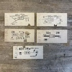 硬券/鉄道省/地図乗車券8枚セット - メルカリ