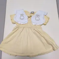 【Birthday】ミッフィー襟付き半袖ワンピース