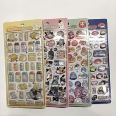 ボンボンドロップシール 和柄　4種類