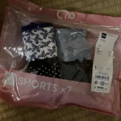 GU レディース ショーツ 7枚セット L