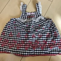 mezzo piano ギンガムチェック ワンピース