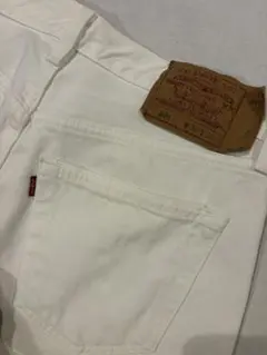 90s USA製 Levi's 501 ホワイトデニム W32 リーバイス