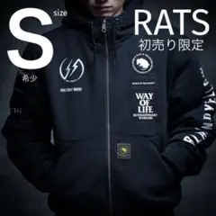 初売り限定 タグ付新品 RATS BOA HOODIE 希少Ｓサイズ BLACKのサムネイル
