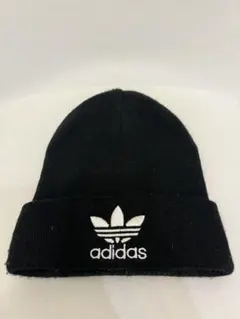 【adidas originals】トレフォイユ　ブラック　ニット帽
