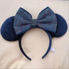 【美品】ディズニー　ミニー　スパンコールカチューシャ