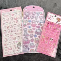 ボンボンドロップシールミニ サンリオ キティ タイルシール コットンパフィ正規品