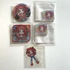 新品☆あんスタ【朔間凛月】アニカフェ☆ハート型缶バッジ☆夢ノ咲