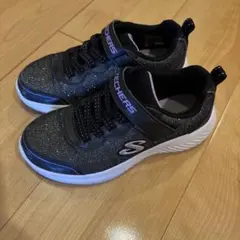 【※メリーとハリー様専用】SKECHERS ブラック/シルバー スニーカー20㎝