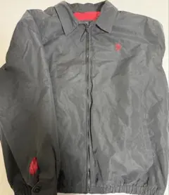U.S. POLO ASSN. ナイロンジャケット XL ブラック/レッド