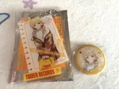 藤田ことね タワレコ アクリルキーホルダー 缶バッジ