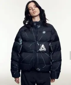 Mサイズ　PALACE Ripstop Puffa "Smashed"