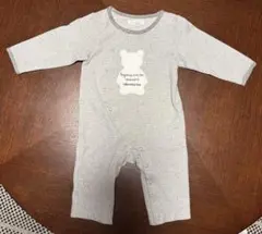 Bebe カバーオール　くま柄　80㎝