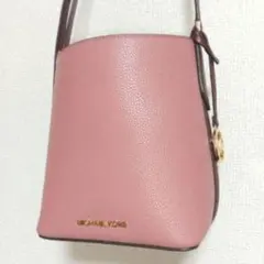 MICHAEL KORS ピンク バケツ型ショルダーバッグ