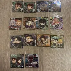 鬼滅の刃 ディフォルメシールウエハース　 ステッカー 14枚セット