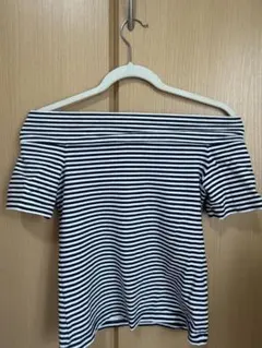 FRAY I.D オフショルダー ボーダー Tシャツのサムネイル