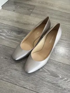 パレスホテル限定★ウエディングシューズ★ベージュ　24cm 7cmヒール 結婚式