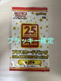 25th ANNIVERSARY edition プロモ　ブラッキー