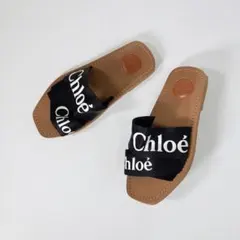 最終値下げ】Chloé WOODY ウェッジエスパドリーユ サンダル - メルカリ
