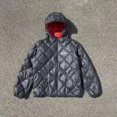 mont-bell down jacket parka black/red