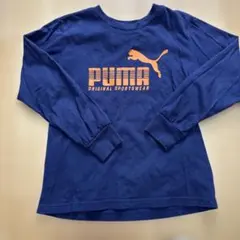PUMA プーマ 長袖 Tシャツ 130cm ネイビー