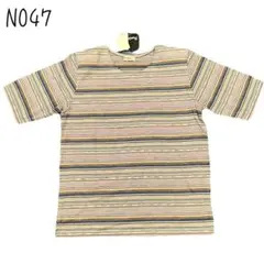 新品未使用タグ付き レディース 半袖シャツ Tシャツ トップス 夏服 ストライプ