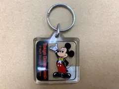 東京ディズニーランド ミッキーマウス アクリル キーホルダー 昭和 レトロ