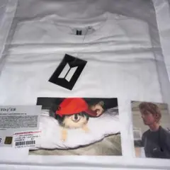 【SIN9293⟭⟬ ⁷☽︎‪︎.*·̩͙ 】BTS V ヨンタンTシャツ M BTS V テテ LAYOVER ヨンタンTシャツ Mサイズ 新品 - メルカリ