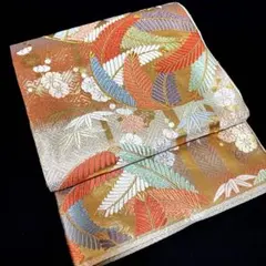 佐賀寿錦　能衣松竹梅　袋帯