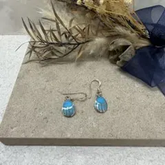 01.129【ピアス】　silver925 1.2g インディアンジュエリー？