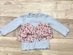 mamaraku メロウトップス　花柄　90（小さめ）