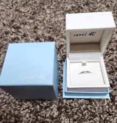 ☆未使用☆　canal 4℃ シルバーリング シンプルデザイン