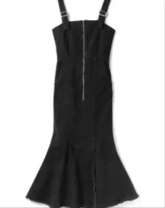 GRL フリンジマーメイドジャンパースカート　gm534