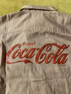 珈*琲様 Coca-Cola　ワークシャツ　サイズＬ　n