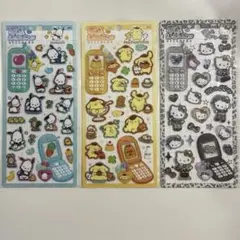 平成はっぴーフォン　ポムポムプリン　ギャルキティ　ポチャッコ　3点セット