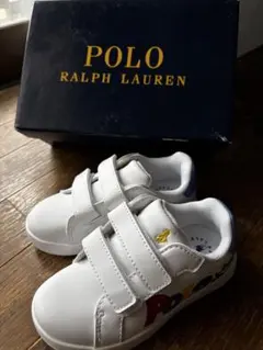 新品未使用 Polo Ralph Lauren キッズ スニーカー ホワイトのサムネイル